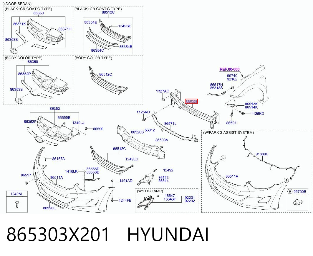 865303X201 Hyundai/Kia