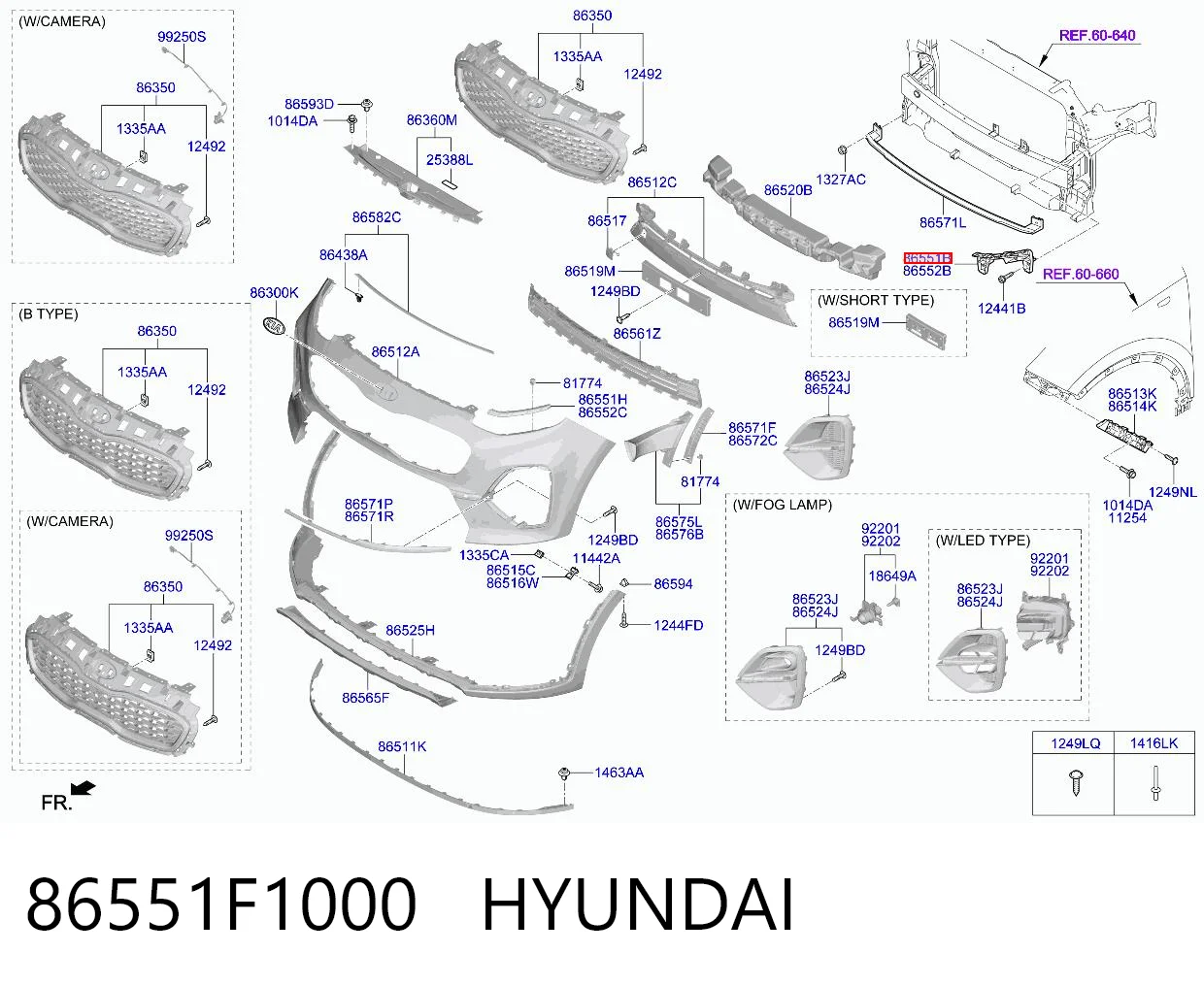 86551F1000 Hyundai/Kia