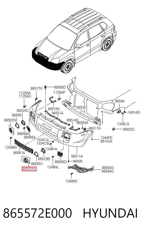 865572E000 Hyundai/Kia