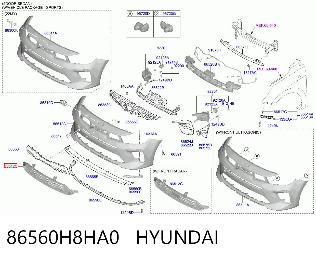 86560H8HA0 Hyundai/Kia