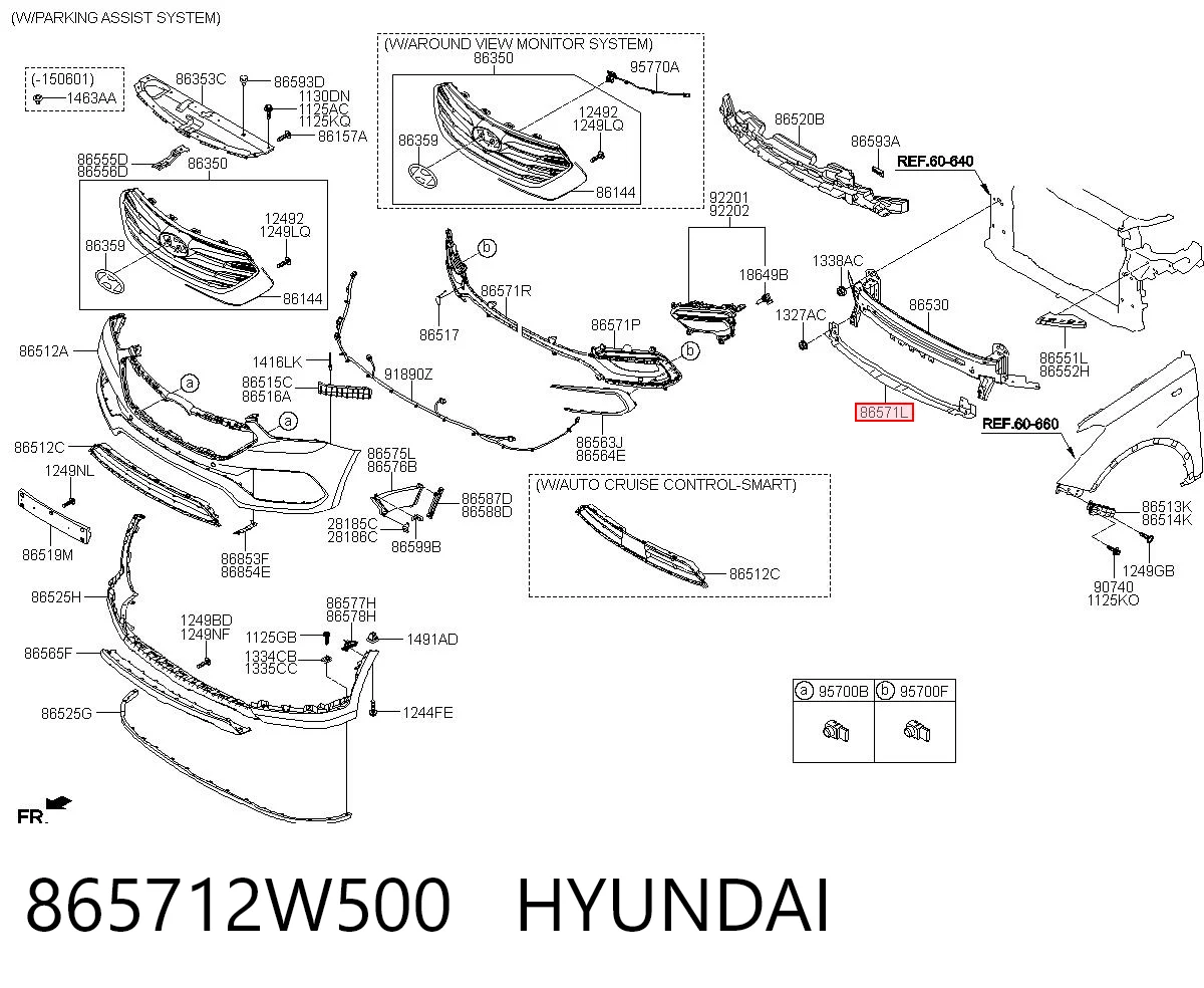 865712W500 Hyundai/Kia