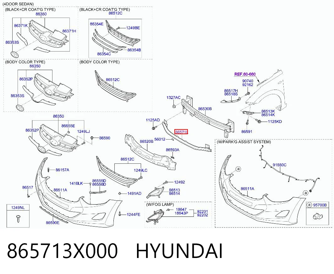 865713X000 Hyundai/Kia