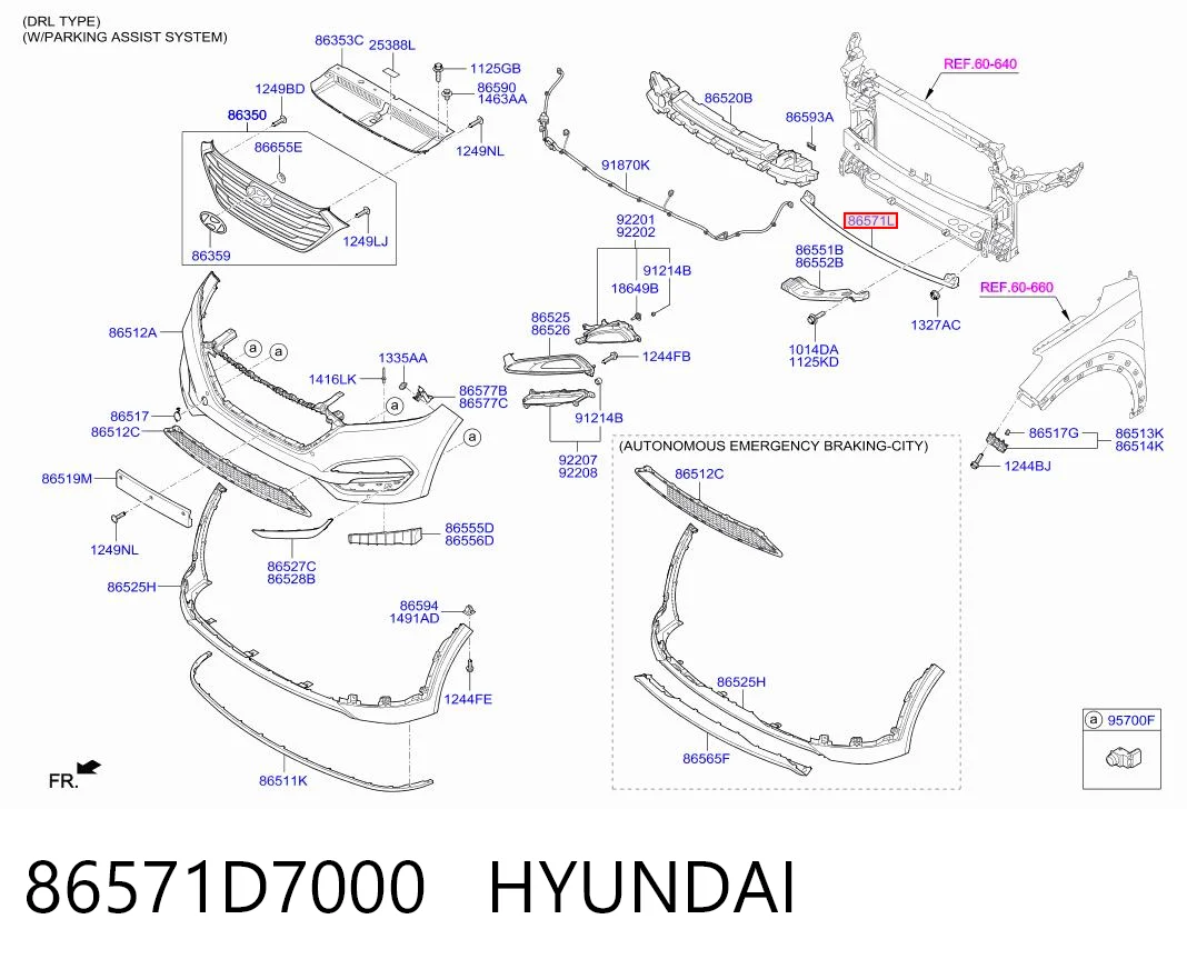 86571D7000 Hyundai/Kia