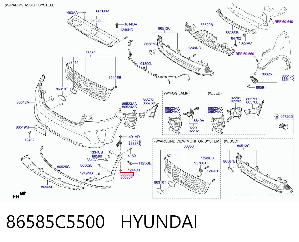 86585C5500 Hyundai/Kia
