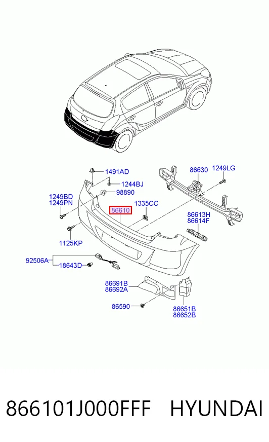 866101J000FFF Hyundai/Kia