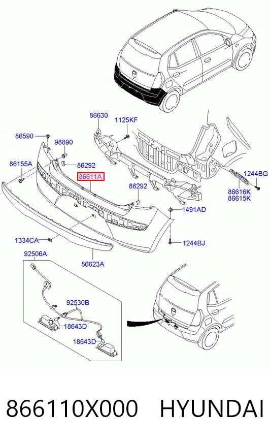 866110X000 Hyundai/Kia