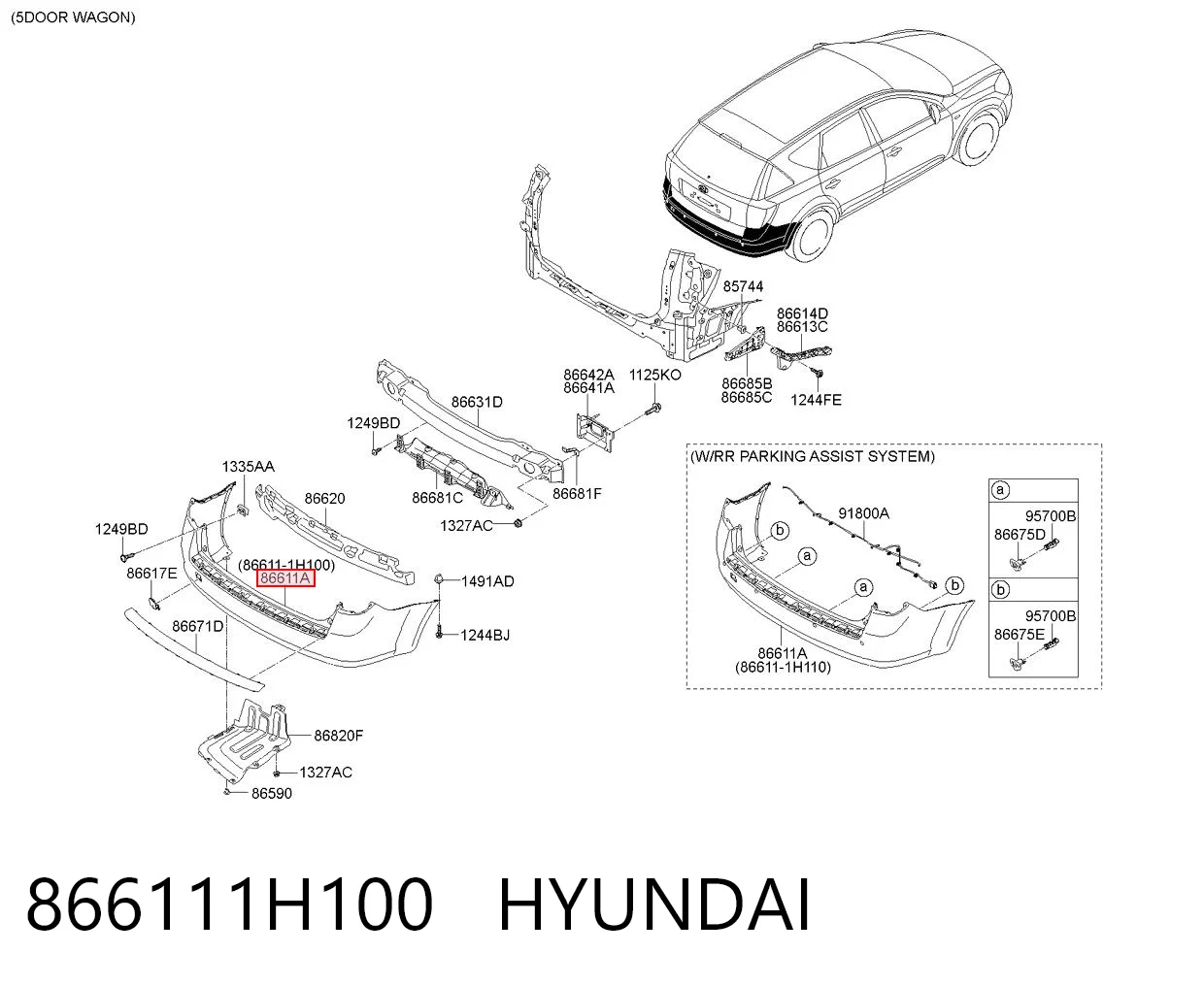 866111H100 Hyundai/Kia