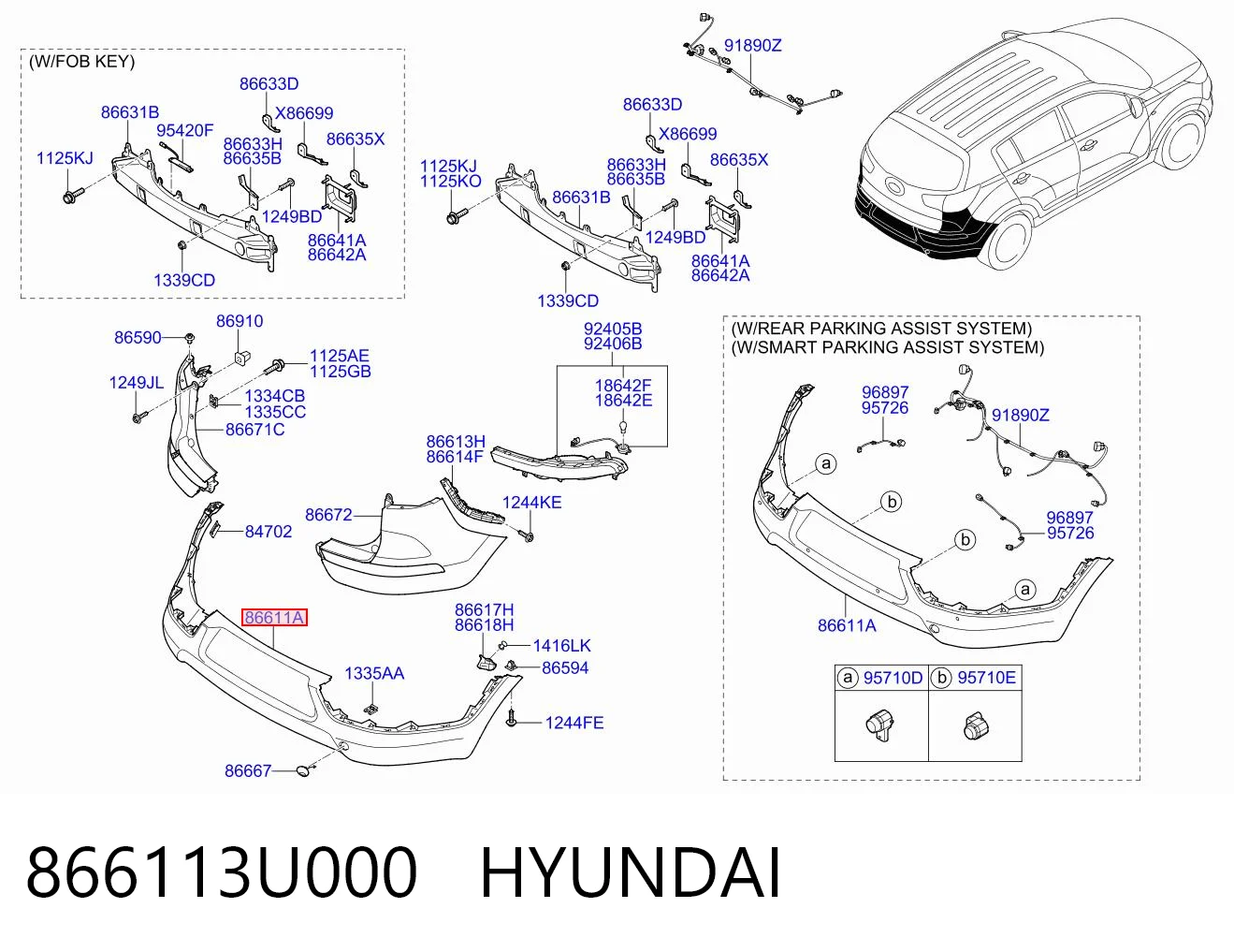 866113U000 Hyundai/Kia