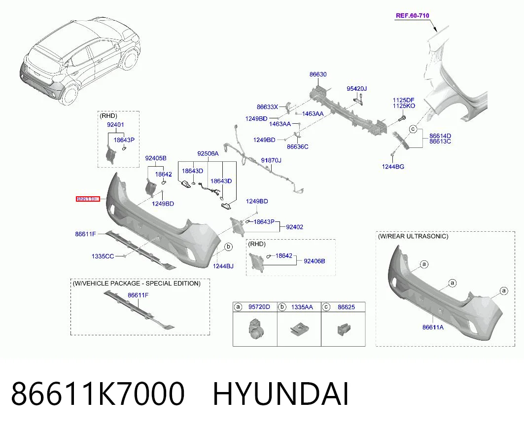 86611K7000 Hyundai/Kia