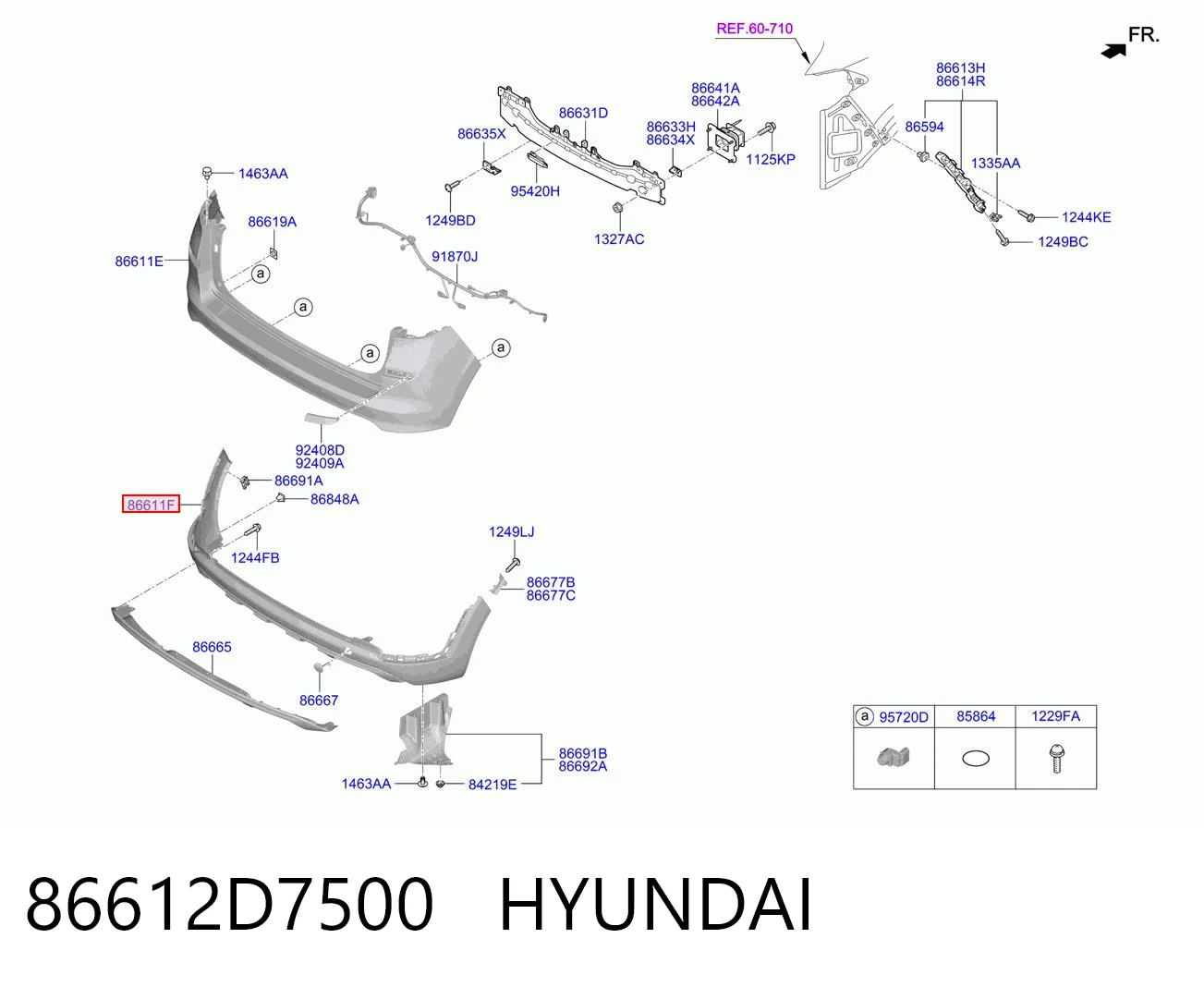 86612D7500 Hyundai/Kia
