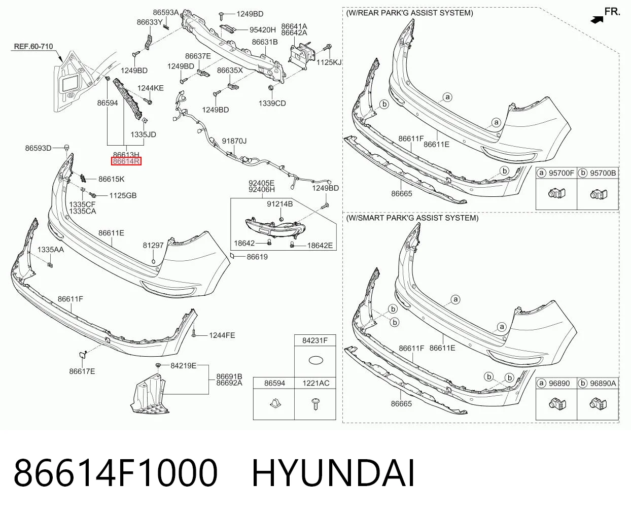 86614F1000 Hyundai/Kia