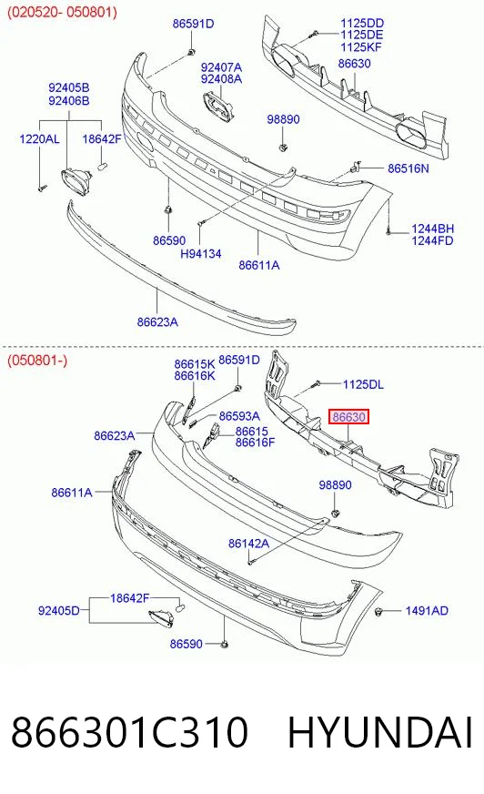 866301C310 Hyundai/Kia