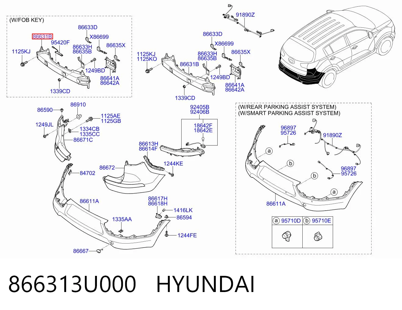 866313U000 Hyundai/Kia