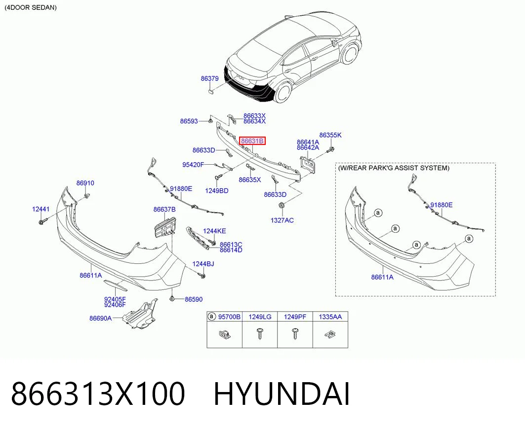 866313X100 Hyundai/Kia