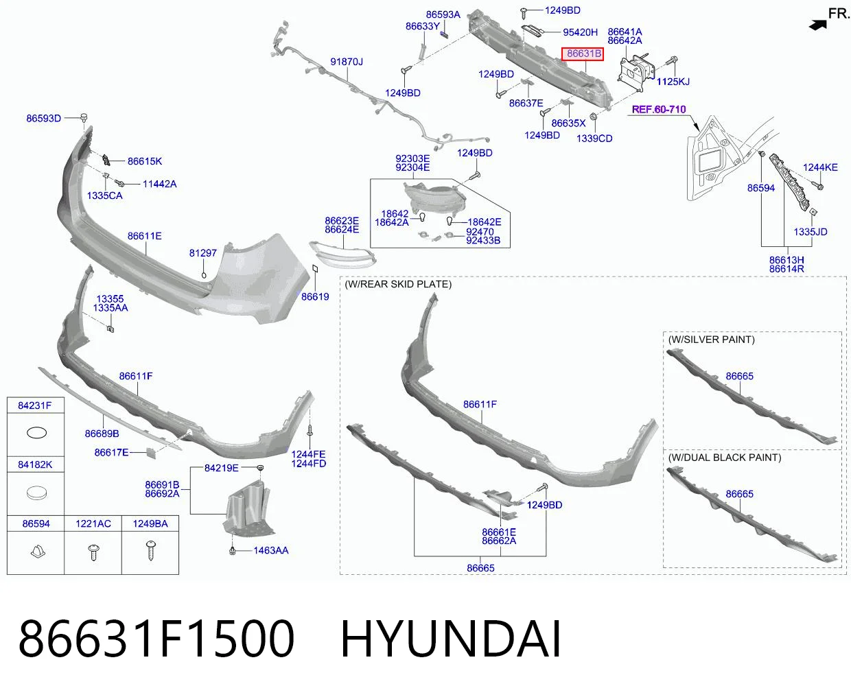 86631F1500 Hyundai/Kia