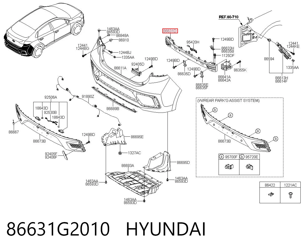 86631G2010 Hyundai/Kia