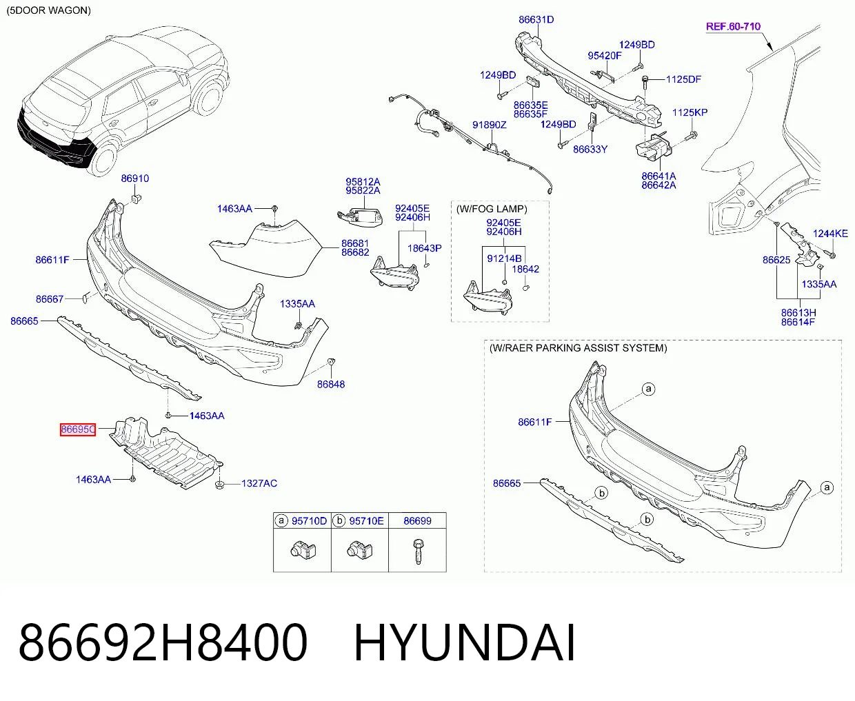 86692H8400 Hyundai/Kia