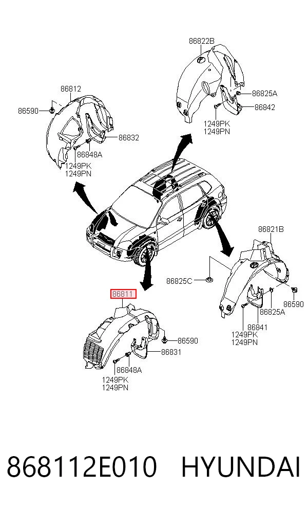 868112E010 Hyundai/Kia