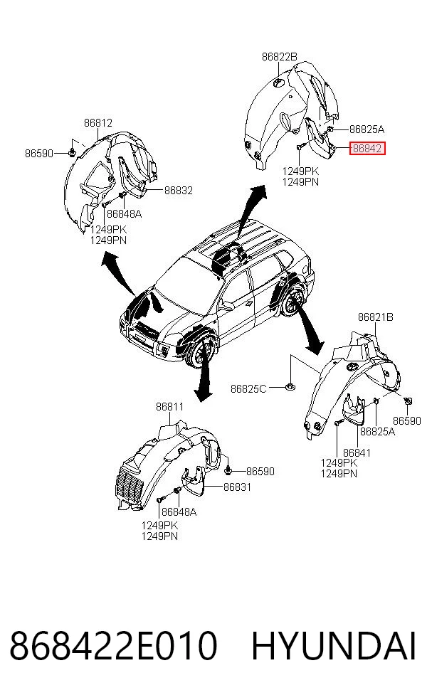 868422E010 Hyundai/Kia