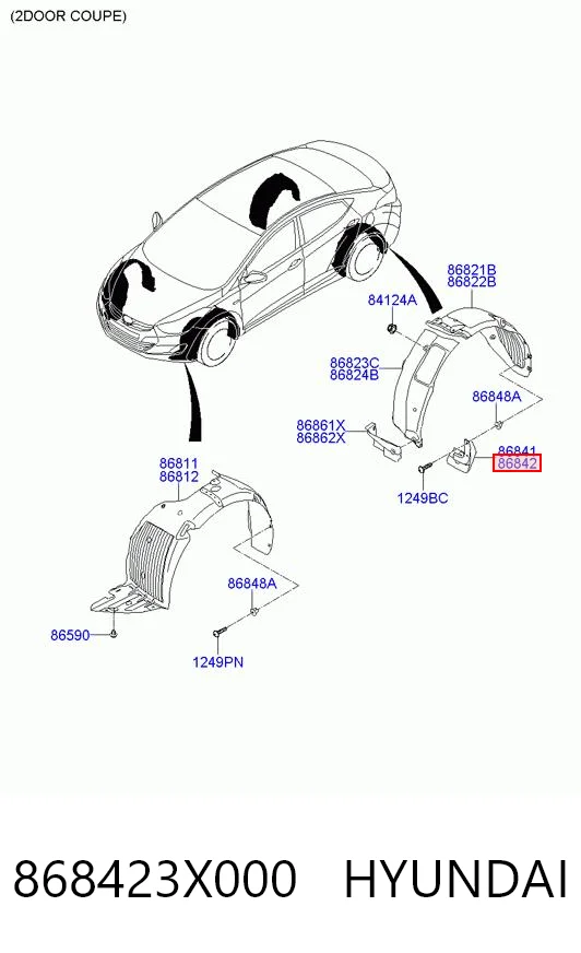 868423X000 Hyundai/Kia