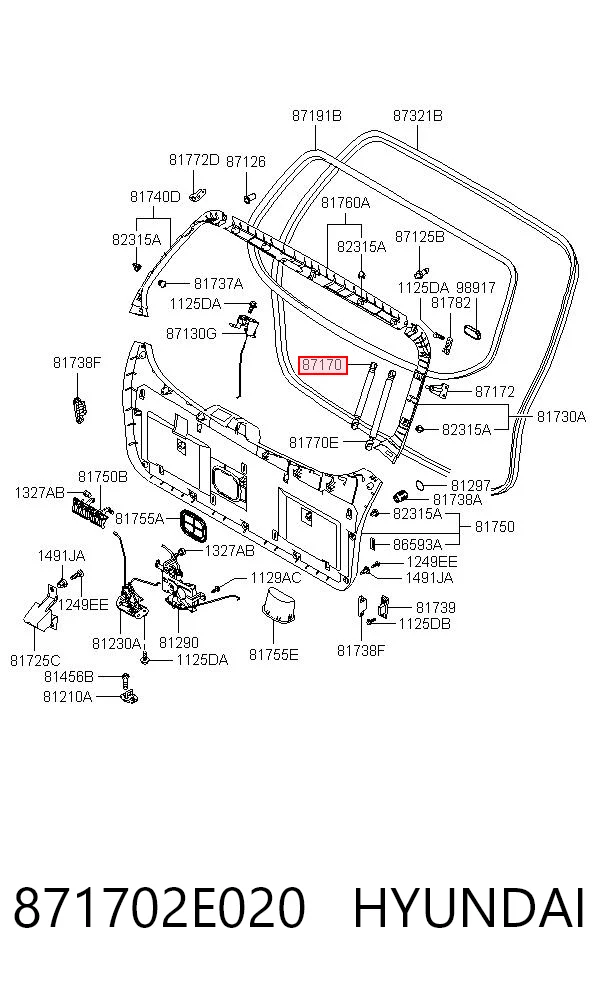 871702E020 Hyundai/Kia