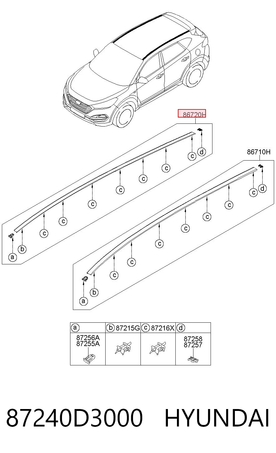 87240D3000 Hyundai/Kia