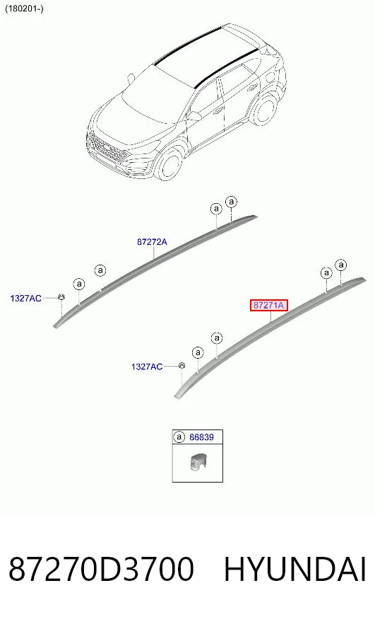 87270D3700 Hyundai/Kia