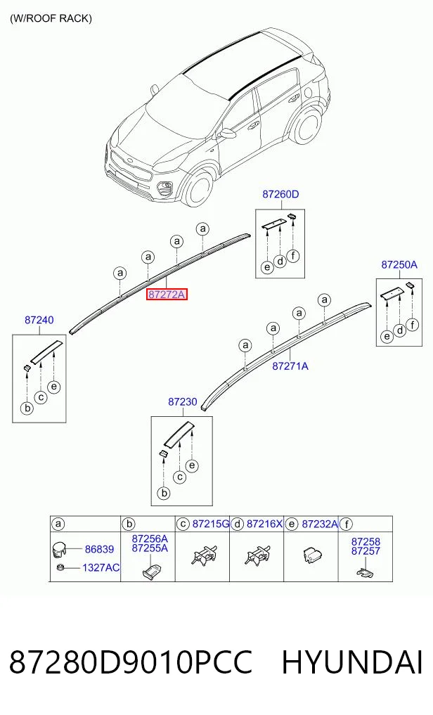 87280D9010PCC Hyundai/Kia