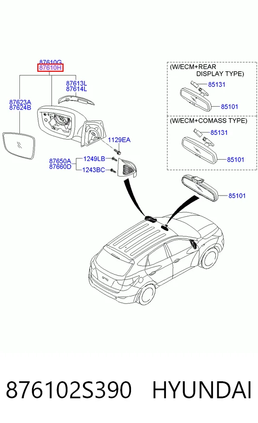 876102S390 Hyundai/Kia
