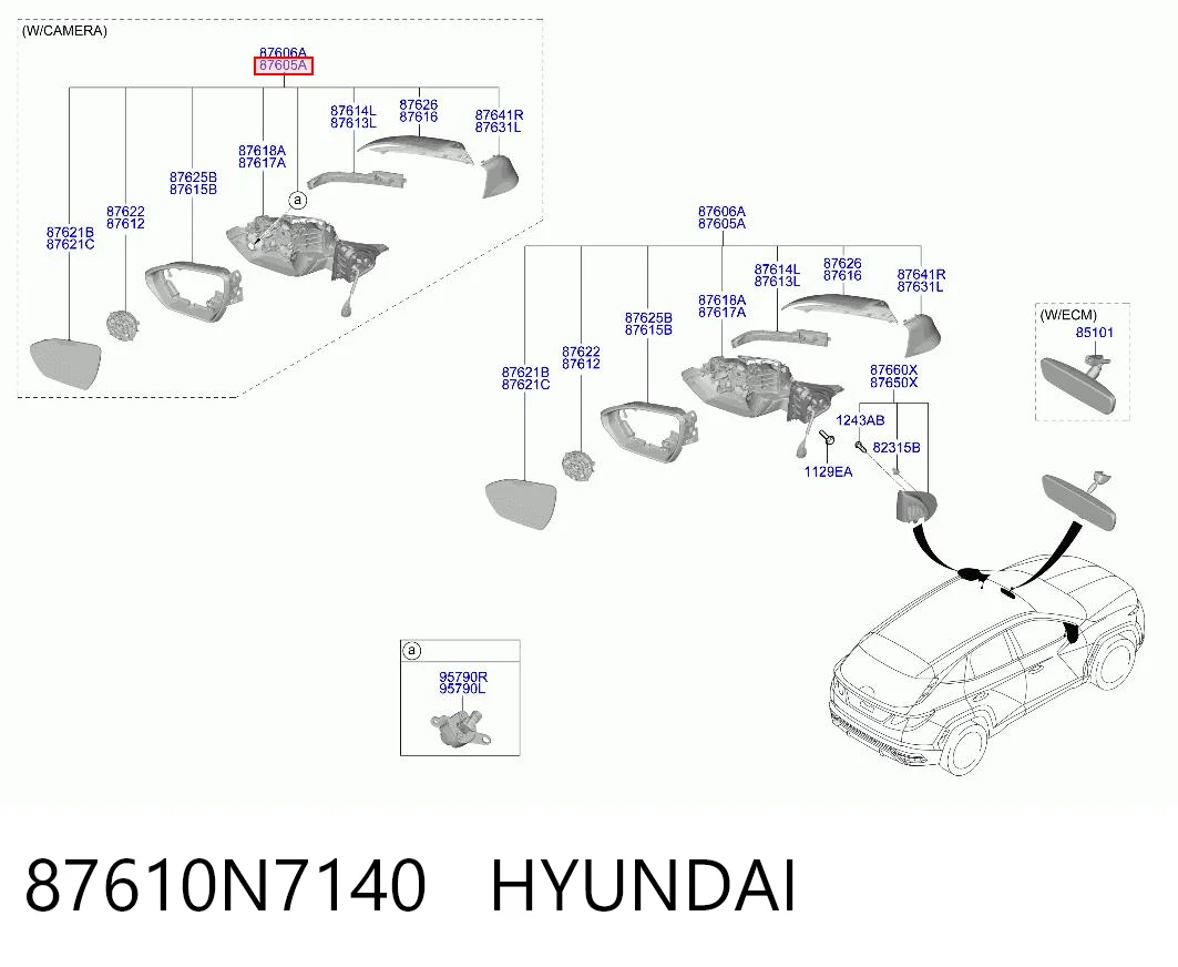 87610N7140 Hyundai/Kia