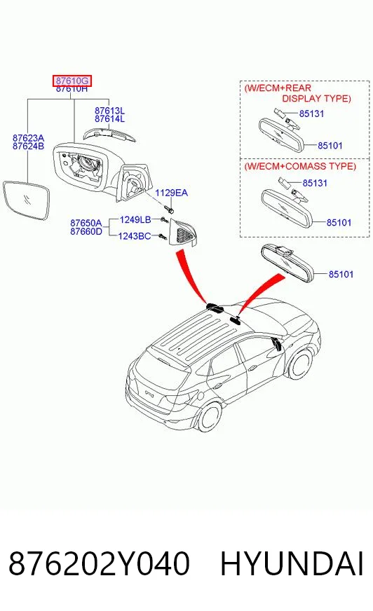 876202Y040 Hyundai/Kia