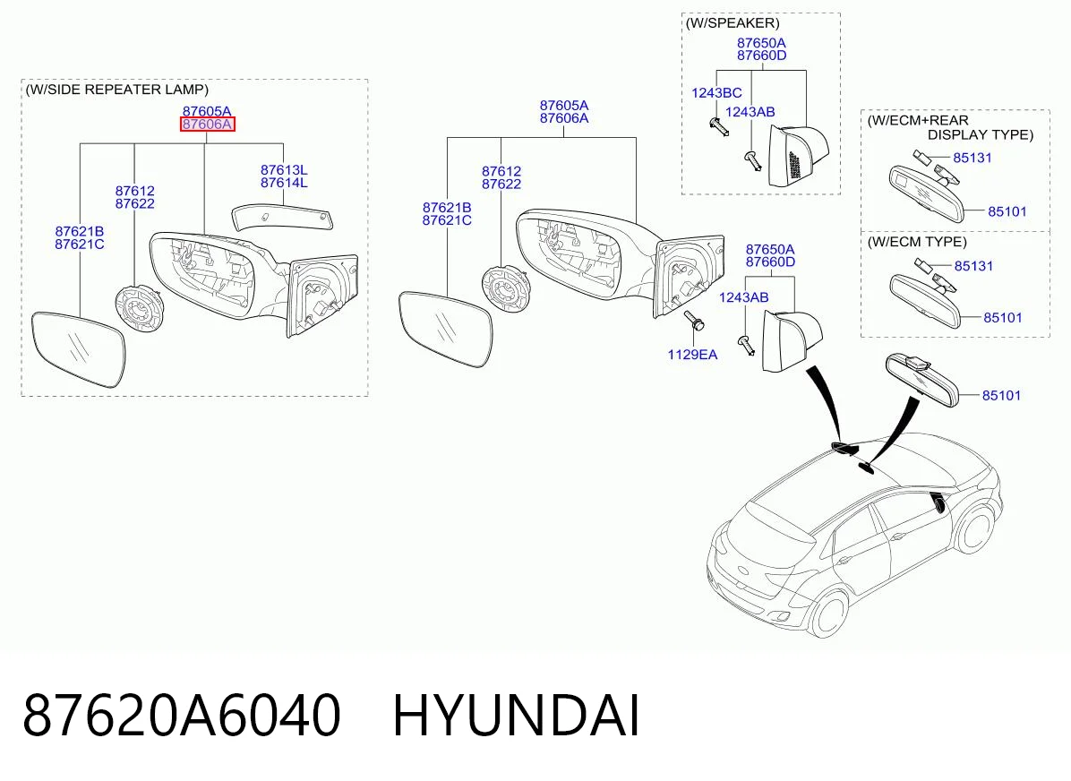 87620A6040 Hyundai/Kia
