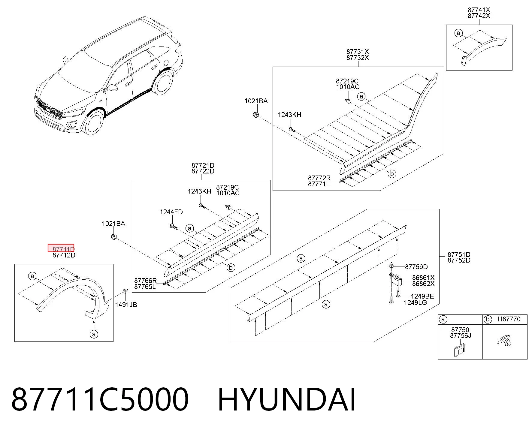 87711C5000 Hyundai/Kia