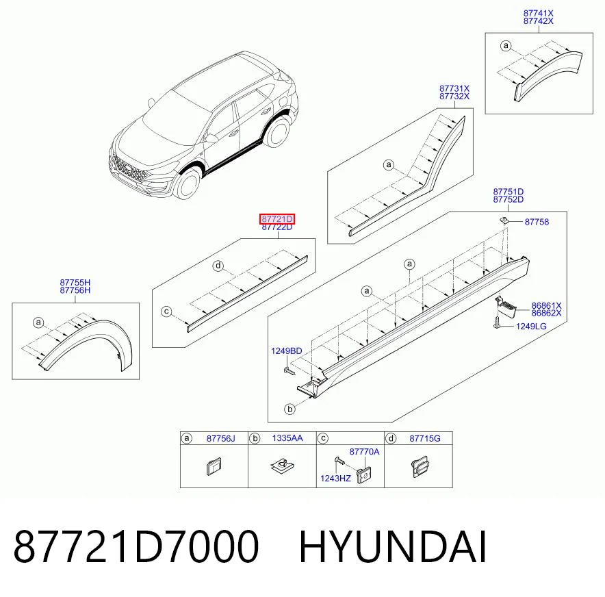 87721D7000 Hyundai/Kia