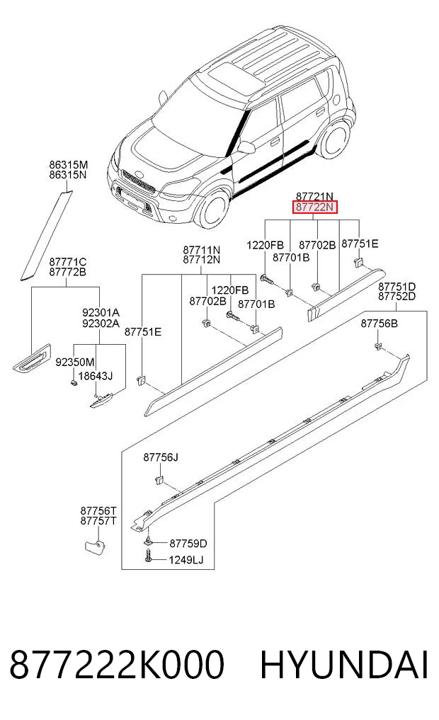 877222K000 Hyundai/Kia