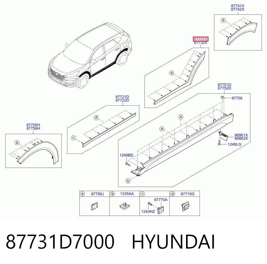 87731D7000 Hyundai/Kia
