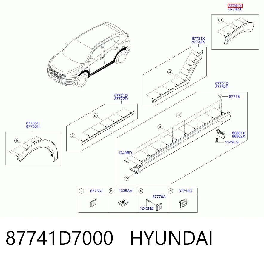 87741D7000 Hyundai/Kia
