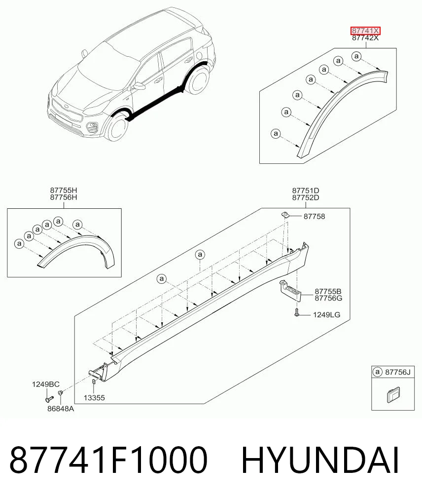 87741F1000 Hyundai/Kia