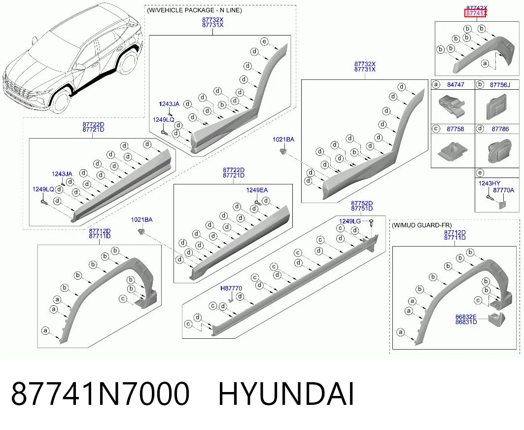 87741N7000 Hyundai/Kia