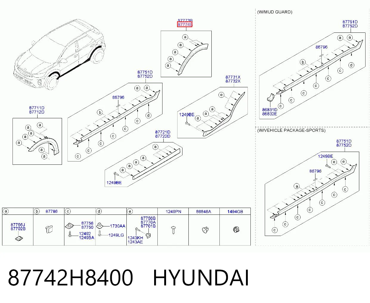 87742H8400 Hyundai/Kia