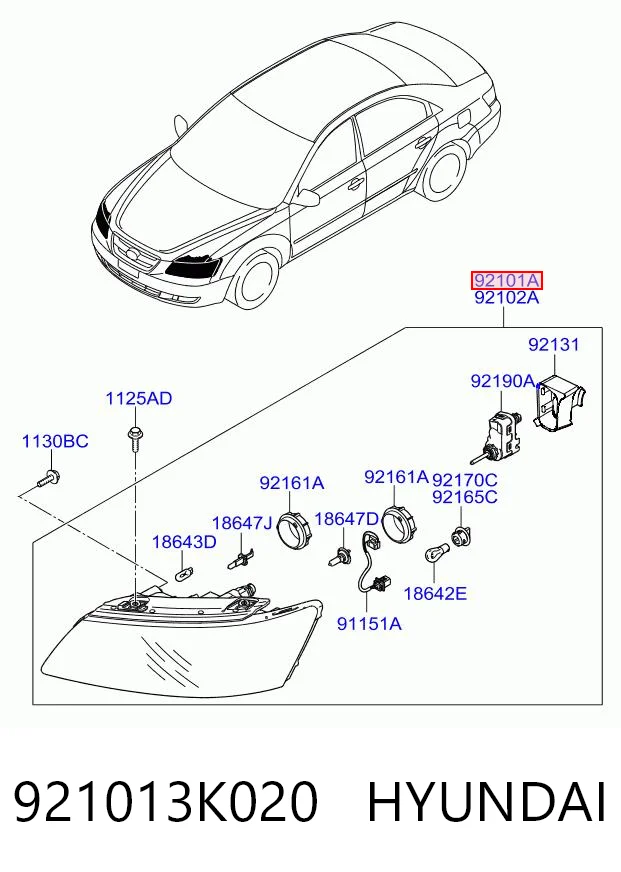 921013K020 Hyundai/Kia