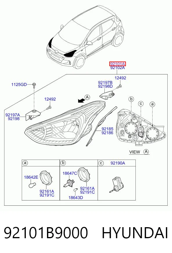 92101B9000 Hyundai/Kia