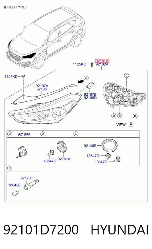 92101D7200 Hyundai/Kia