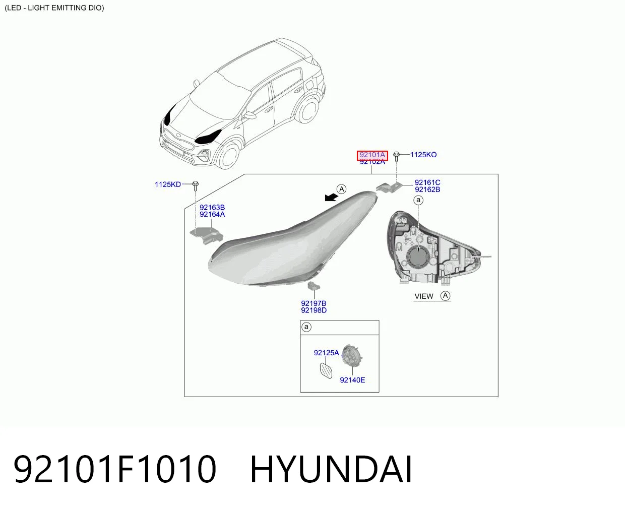 92101F1010 Hyundai/Kia