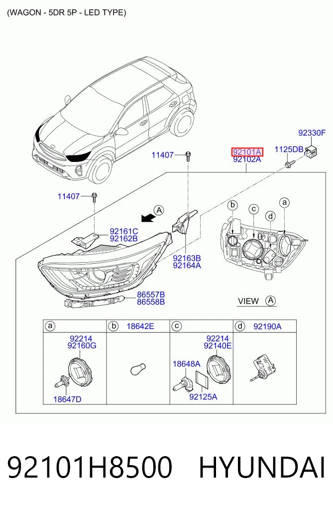 92101H8500 Hyundai/Kia