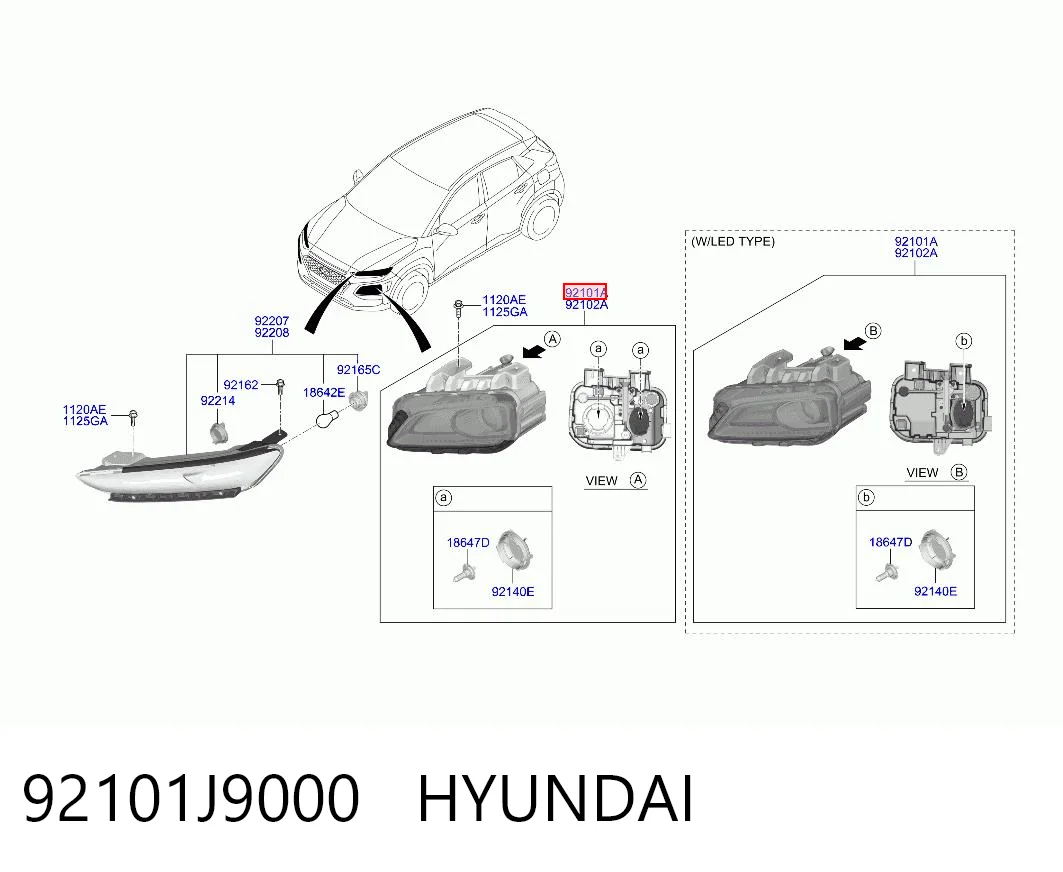 92101J9000 Hyundai/Kia