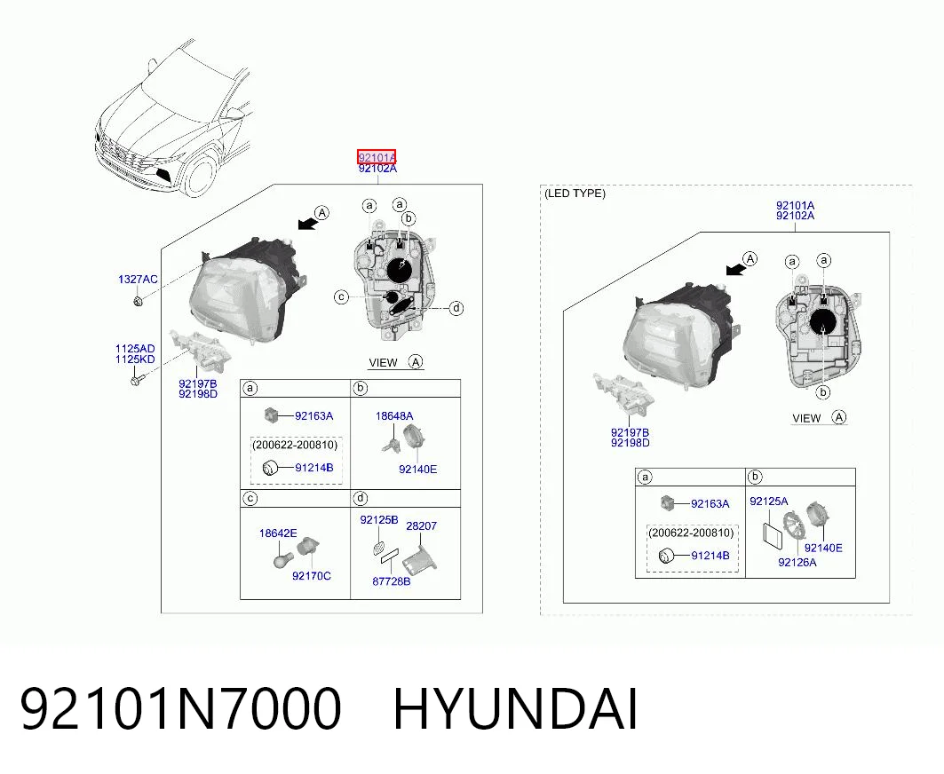 92101N7000 Hyundai/Kia