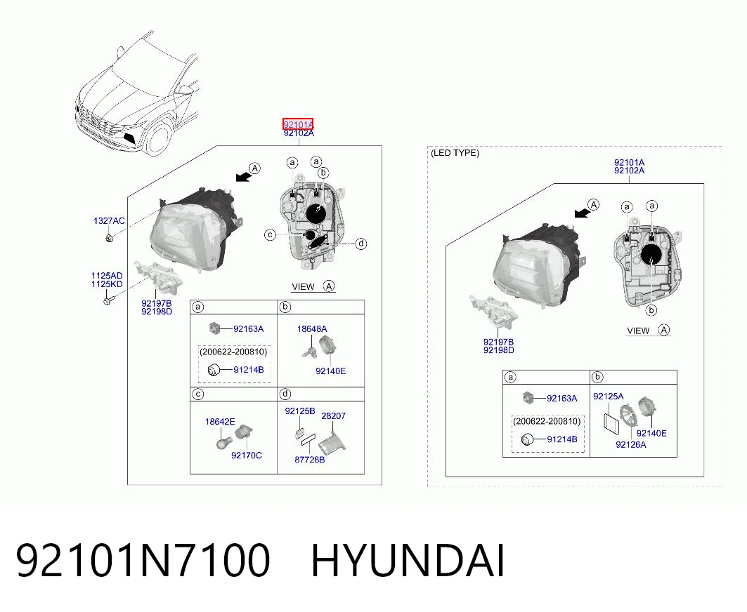 92101N7100 Hyundai/Kia