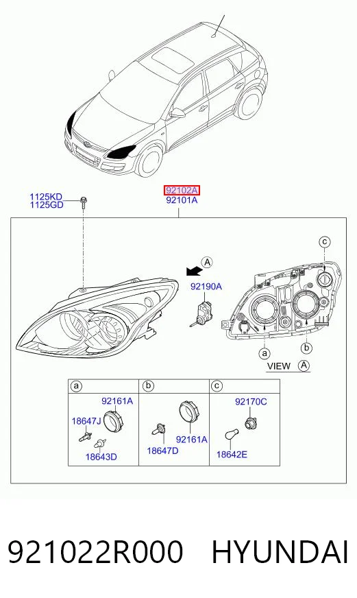 921022R000 Hyundai/Kia