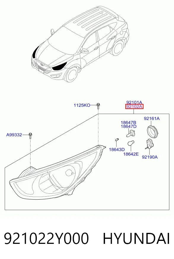 921022Y000 Hyundai/Kia